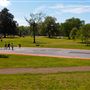 Glenview Community Center: Outside Basketball Court