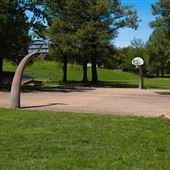 Riverview Community Center: Outside Basketball Court