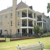 South Bluffs homes and park area