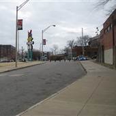 Reverse of museum facing east