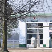 Closed Texaco Station